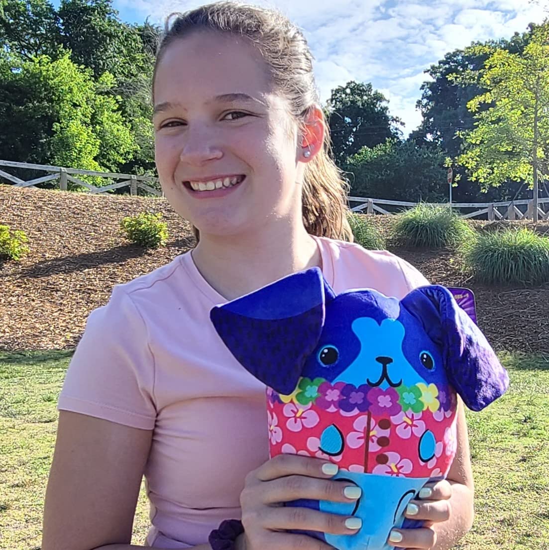 Dogs Vs Squirls - Steve - Jumbo - 8' Super-Soft & Bean-Filled Plushies! Collect These As Desk Pets, Fidget Toys, Or Sensory Toys - Great For Kids, Boys, & Girls!