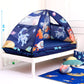 Bed Tent for Twin Kid Play Tent for Boy and Girl Easy Set-Up Magic Playhouse