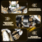HIGH GODO Hero Mech Building Blocks Set, 1609 Pieces, Plastic, Golden Armor Robot Model for Adults and Teens Ages 14+
