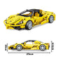 SIENON Technic Super Sports Car Building Kit Pull Back Race Car Toy, Racing Vehicle Collectible Model Supercar Building Set, Spo