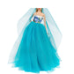 Bjdbus Blue Clothes Trailing Wedding Dress With Veil For 11.5 Inch Girl Doll
