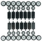 City Car Wheels Tires Axles Kits Set, 70Pcs Vehicle Truck Parts Classic Pieces Accessories, Bulk Bricks Sets Construction Toys