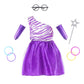 Teuevayl Little Girl Dress Up Trunk Set, 20Pcs Girls Pretend Play Princess Role Play Costumes Set, Singer, Princess, Fairy Costu