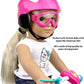 Click N' Play Doll Scooter & Helmet Set, Perfect For 18' Dolls