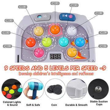 Whack Mole Game For Toddlers, Toys For 3-12 Year Old Boys And Girls, Whack Mole Toys For Kid,Gifts For 3 4 5 6+ Year Old Boys, I