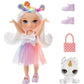 Rainbow High Littles – Opal Raine, Rainbow 5.5' Posable Small Doll With Purse, Magical Pet Unicorn, Girls Toy Gift, Kids Ages 4-12 Years