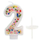 Birthday Candles, Pearl Sequin Number Candle Party Supplies (number-2)