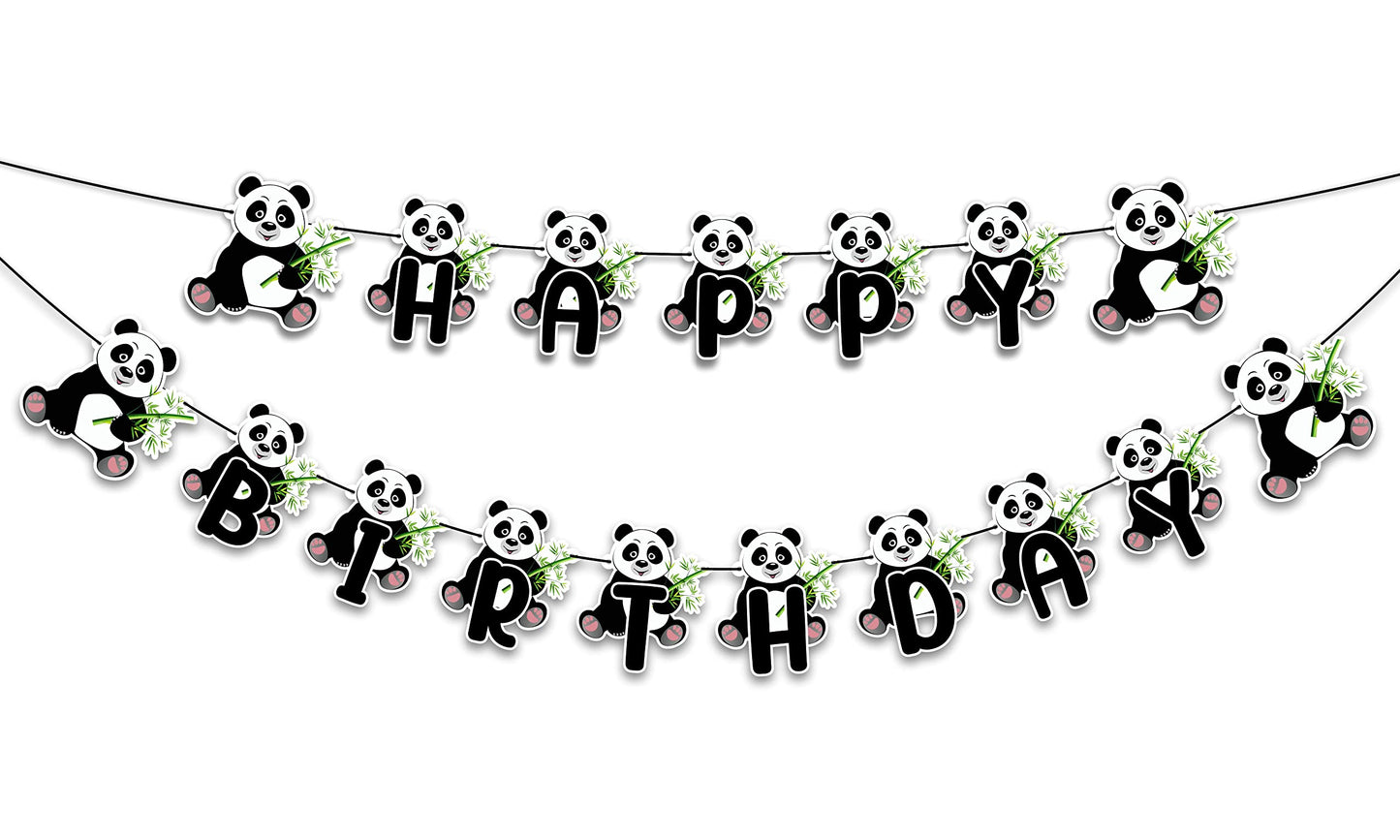 Seyal Panda Happy Birthday Banner