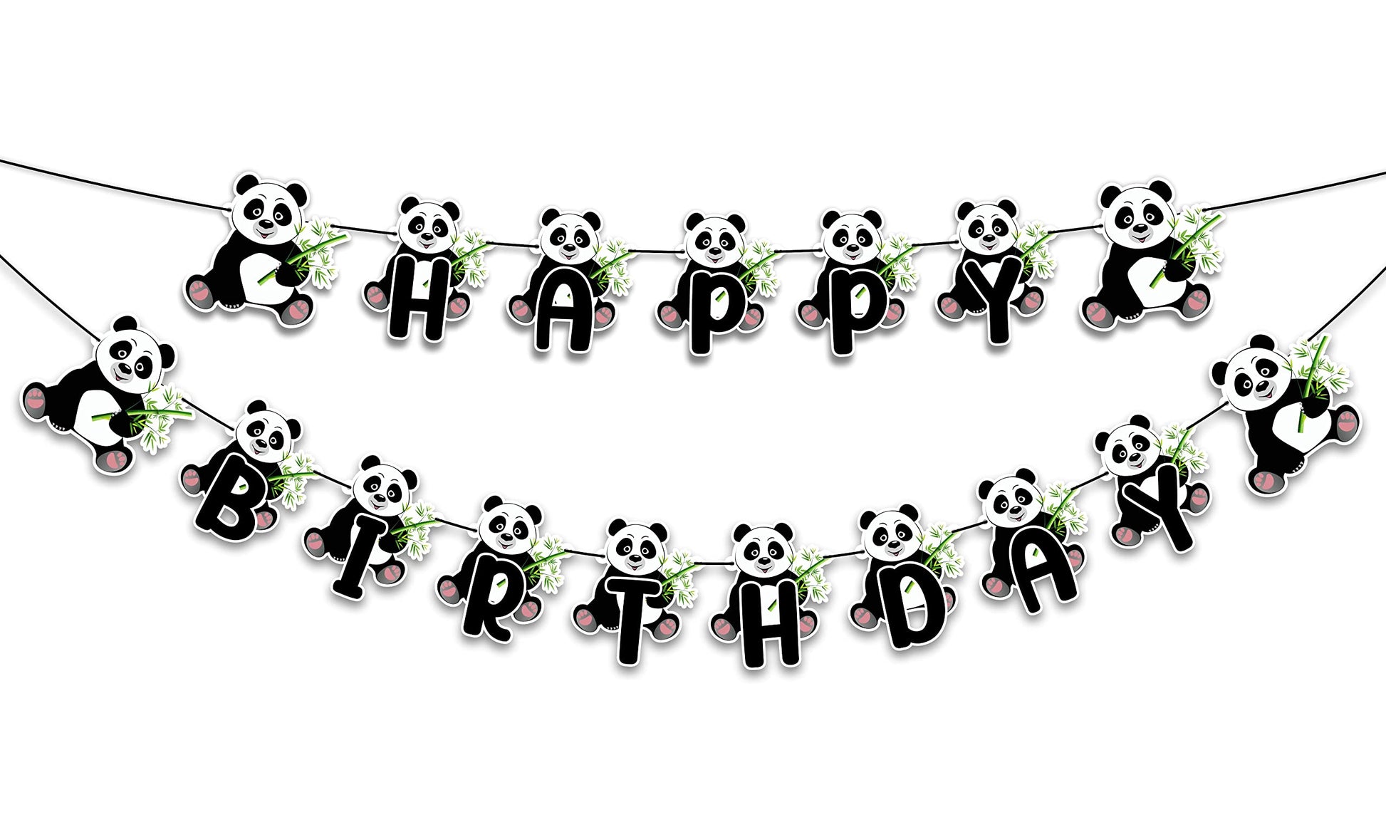 Seyal Panda Happy Birthday Banner