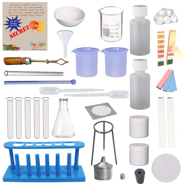 Junior Scientist Plastic Chemistry Lab Utility 2 For Kids School Activity Project- Multi Color