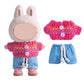 17cm Doll Clothes Set  enhanced Jeans & Knitted Sweater Outfit for 17cm 15cm Dolls  Cute Dress Up Fashion  No Doll Included (Rainbow  17cm/15cm)