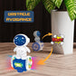 Trekone Robot Dancing Toy Astronaut Car Electric, 360 Spin Interactive, Musical And Light Up, Birthday Gift Boys And Girls, Obst