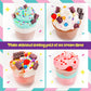 Original Stationery Ice Cream Slime Kit Playshop To Make Fun Pink & Sweet Slime Ice Cream/ Waffle Toys, Great Gift Idea