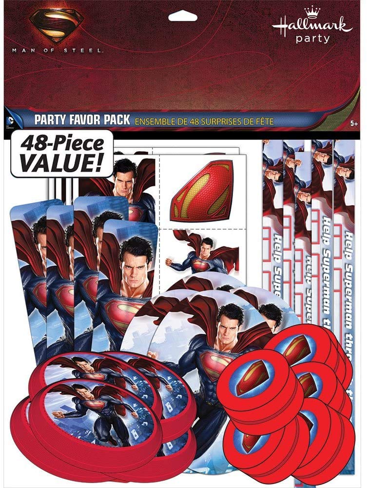 Superman Birthday Party Favor Set