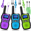 Wishouse Walkie Talkies for Kids mature-themed Long Range Rechargeable 3 Pack Boy Wearable Walky Talky Set 2 Way Radio with USB Charger Battery Camping Games Toy Birthday Xmas Gift for Girl Children Family