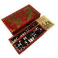 Asian Home Vintage Wooden Bead Abacus ANT008 with Leather Instruction Manual