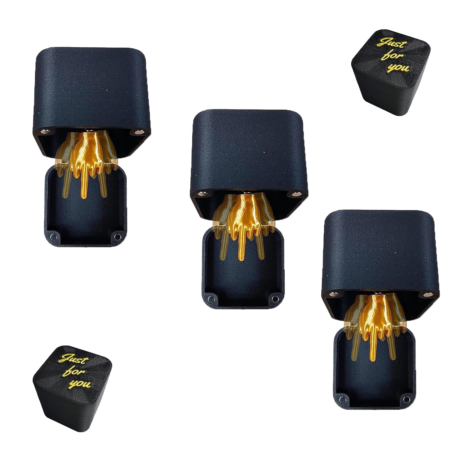 3 Packs Finger in A Box  Finger Gifts Surprise Box of Fingers  Finger Box Fun Just for You Finger Just for You Finger in Box for Christmas Birthday Gift Christmas Stocking Stuffers for Kids mature-themed