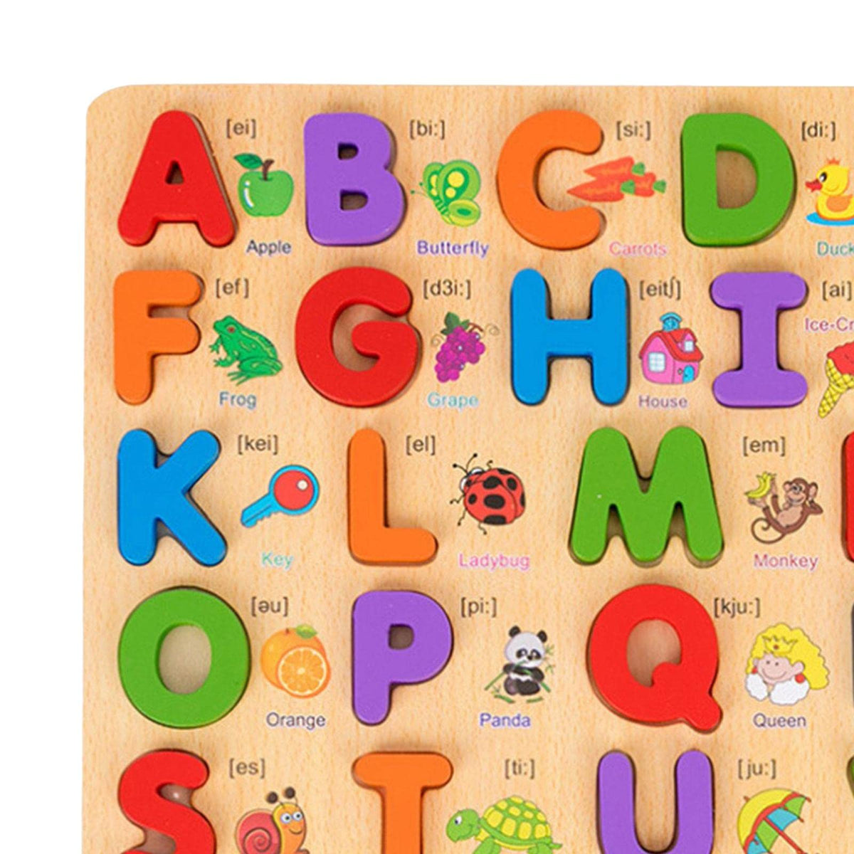 ATORSE Letter Puzzles Best Gifts Colorful Puzzle Board Set Toddlers Babies Uppercase Letter |Baby | Toys for Baby | Developmenta