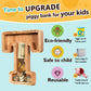 SummiDate Wooden Letter Piggy Bank Piggy Bank for Boys and girls Alphabet Money Bank Thanks Giving Gifts(Initial-T)
