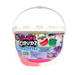 Compound Kings Fluffy Cloudz Butter Slime Bucket For Boys And Girls, Sensory Toy Non-Toxic Non-Sticky, Peppermint Candycane Red/White Slime Gift