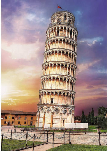 Trefl 1000 Piece Jigsaw Puzzle - Pisa Tower, Tuscany Italy - Multicolor - Model 10441