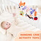 Koty Car Seat Toys, Infant Baby Spiral Plush Activity Hanging Toy For Stroller Bar Pram Crib With Music Box Bb Squeaker & Rattles(Orange Fox)