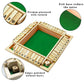 Dc-Beautiful Shut The Box Dice Game, 2-4 Players Classic Board Game For Adults, Wooden Tabletop Game With Dices And Instruction,
