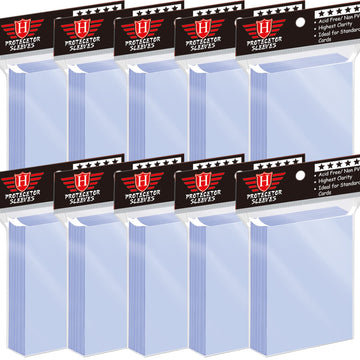 1000 Count Toploaders For Trading Cards - Soft Sleeves Fit For Standard Cards, Baseball, Football, Mtg