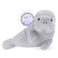 Suzzipals Coolable And Warmable Manatee Plush, Microwavable Stuffed Animal Heating Pad For Period Cramps And Pain Relief, Lavend