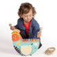 Manhattan Toy Musical Chicken Instrument for Toddlers - Xylophone, Drumsticks, Cymbal, Maraca - Blue - One Size - Model 216570