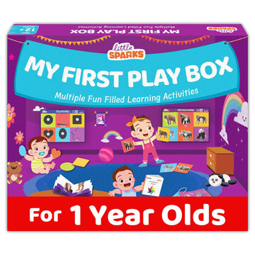 Smartivity 5In1 Montessori Play Box For 1+ Years Boys & Girls | 5 Educational Activities | Birthday Gift For 1+ Year Old Kids I 