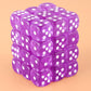 36 Pieces 12mm 6 Sided Mini Dice Set,Translucent Colors D6 Game Dice Set,6 Sided Standard Game Dice for Board Games Dice Games C