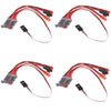2Pcs 20A Brushed Esc Motor Speed Rc 2Khz Forward Reverse Brush Brake 4.8V-8.4V Electric Speed Controller For Diy Rc Car Truck Bo