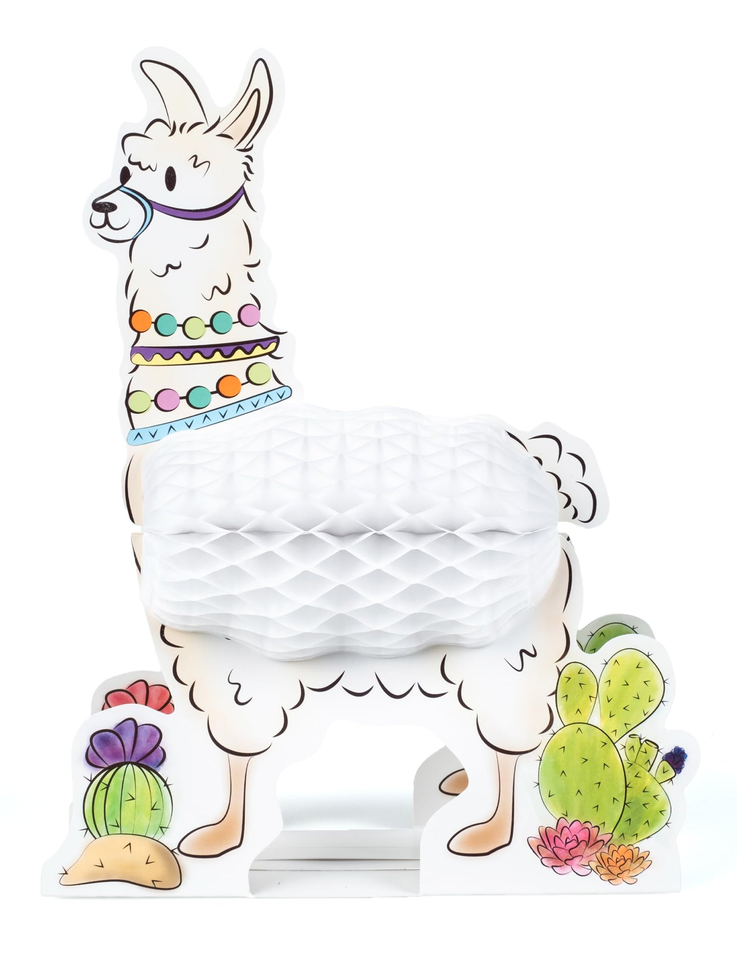 Llama Centerpiece Holiday Display