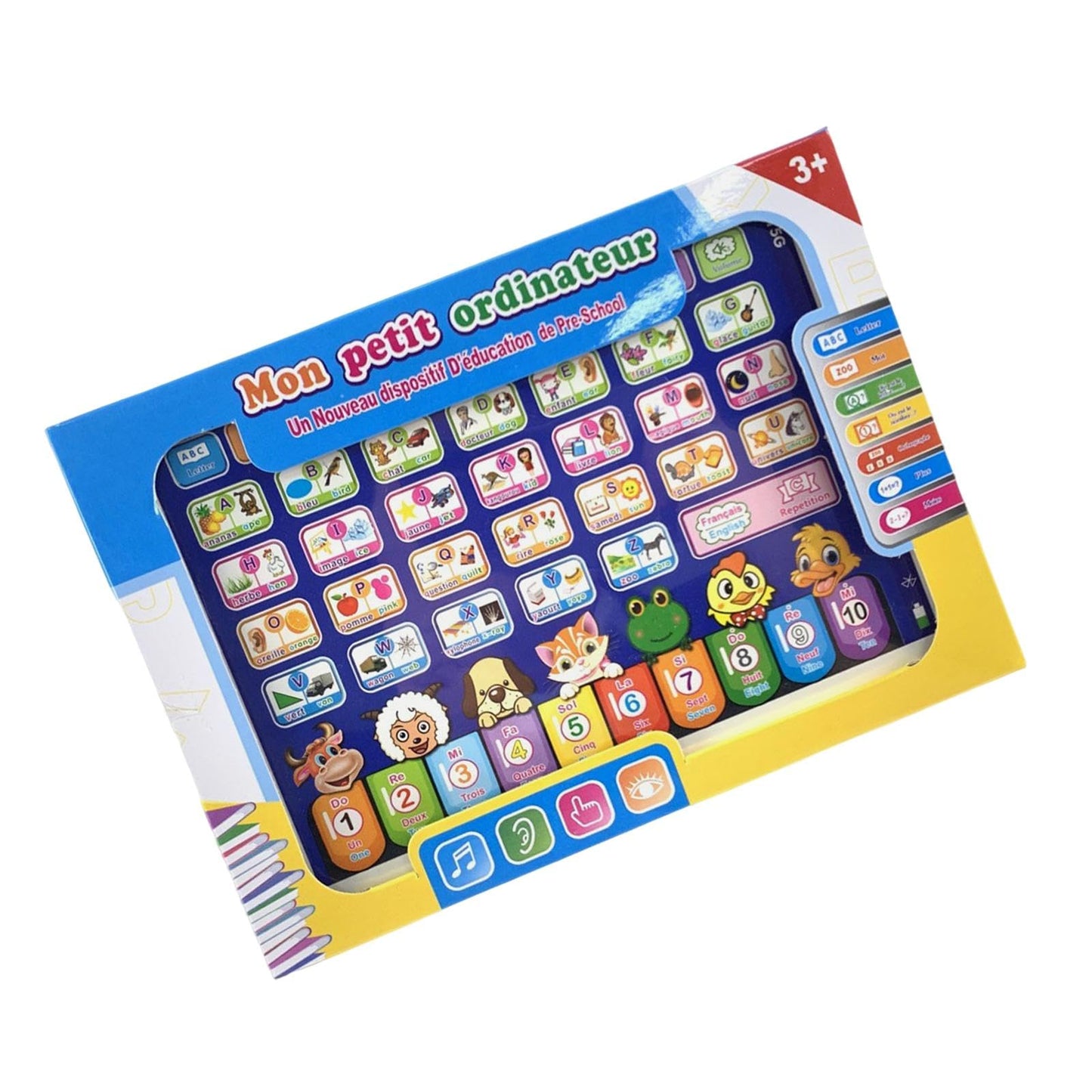 Calandis Learning Machine Tablet Toys Early Education Toy Study Game For Kids Gift French And English | Toys For Baby