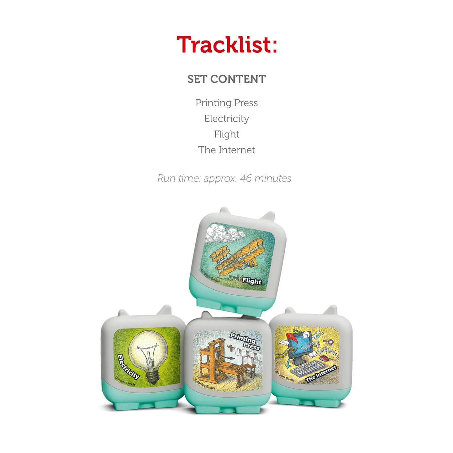 Tonies Inventions And Innovation Clever Set - 4 Pack