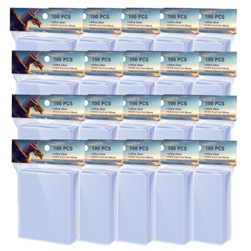 2000 Counts Soft Clear Perfect Fit Inner Sleeves For Trading Cards, Exact Fit Protector For Tcg, Sports (Basketball, Baseball, F