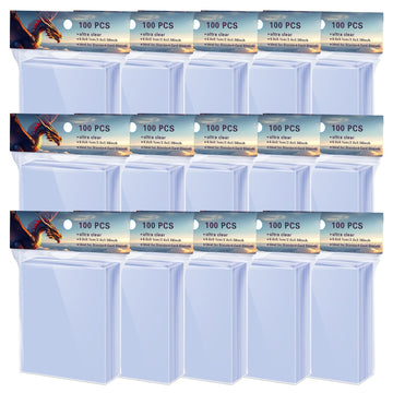 1500 Counts Soft Clear Perfect Fit Inner Sleeves For Trading Cards, Exact Fit Protector For Tcg, Sports (Basketball, Baseball, F