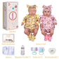 BABAESIDE Reborn Baby Dolls Twins, 20 Inch Realistic Baby Doll Girls Sleeping and Awake with Soft Body Baby Girl with Feeding To
