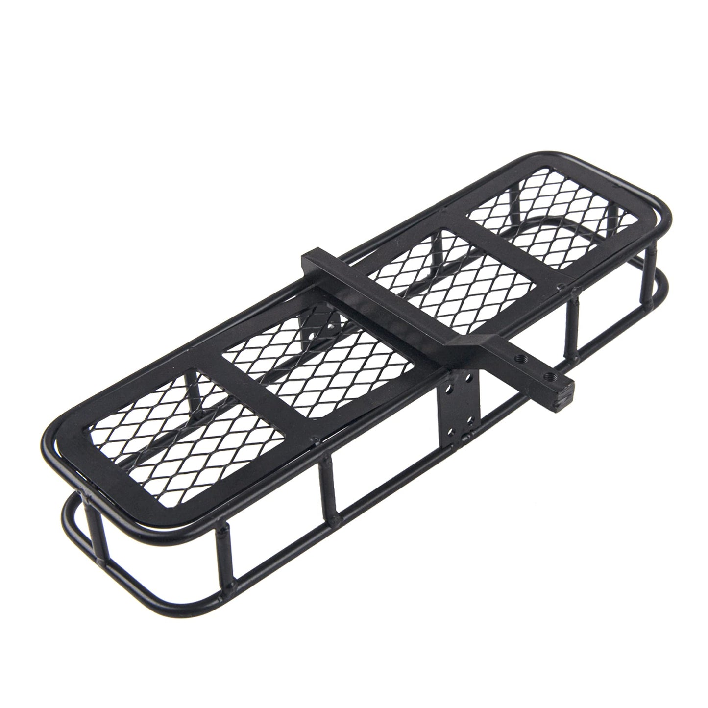 Vgoohobby Metal 6.41''x1.92'' RC Back Hitch Cargo Carrier Luggage Basket Rear Carrier Mount Trailer Compatible with RC4WD Traxxa