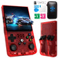 R36MAX Handheld Game Console, 4.0 Inch IPS Screen Linux System 4000mAh Rechargeable Portable Pocket Arcade with 128GB TF Card, B