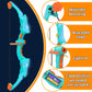 2 Pack Bow And Arrow Set For Kids, Light Up Archery Set With 14 Suction Cup Arrows, Archery Targets Outdoor Games For Kids Ages 4-8 8-12, Birthday Gifts Toys For 5 6 7 8 9 10 11 12 Year Old Boys Girls