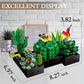Succulents Flowers Botanical Collection Building Sets Compatible with Lego Sets for mature-themed  Tiny Succulent Flower Plant Home Office D?cor  Mother's Day Birthday Gifts for Girls Women Flower-Lovers