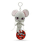 Miraculous Ladybug - Kwami Lifesize Mullo, 5-Inch Mouse Plush Clip-On Toys For Kids, Super Soft Collectible Stuffed Toy With Glitter Stitch Eyes And Color Matching Backpack Keychain (Wyncor)