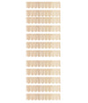 Dollhouse Miniature Fish Scale Wooden Shingle Strips