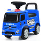 Honey Joy Ride On Push Car, Licensed Mercedes Benz Push Cars For Toddlers W/Horn, Music, Lights, Under Seat Storage, Foot-To-Floor Ride On Fire Truck Toy For Kids Boys Girls 1-3, Blue