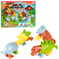 Magnetic Mix Or Match Dinosaurs Toy Play Set, 15 Pieces