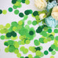 Mybbshower Green Paper Confetti Beach Jungle Birthday Party Decorations Spring Wedding Table Scatter for Baby Shower 1 inch 5000