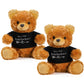 Jexine 2 Pieces Wedding 10 Inch Bear Stuffed Animal Will You Be My Flower Girl Ring Boy Proposal Gifts from Bride Groom with Clothing for Wedding Proposal Anniversary Party (Ring Bearer)