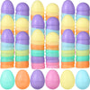 Fillable Empty Easter Eggs Colorful Bulk Pastel Plastic Easter Eggs 2.25'' for Hunt Basket Stuffers Party Decorations(120 Pcs,Cu